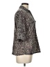 Rebecca Malone Tweed Gray 3/4 Sleeve Blouse Size L - photo 4