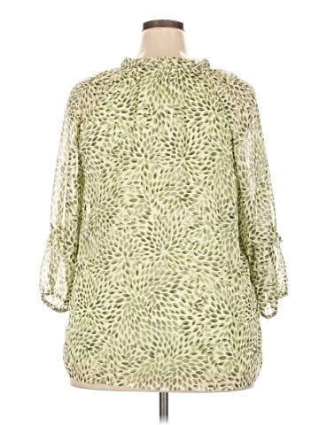 En Focus 3/4 Sleeve Blouse (view 2)