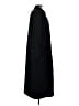 Talbots 100% Polyester Black Trenchcoat Size 10 - photo 4