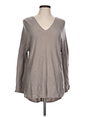 Joan Vass Pullover Sweater (view 1)