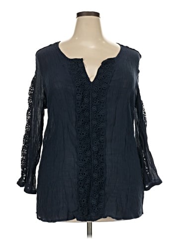Carolyn Taylor 3/4 Sleeve Blouse (view 1)