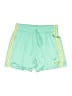 Nike 100% Polyester Stripes Green Athletic Shorts Size S - photo 1