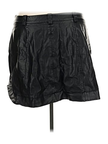 ELOQUII Faux Leather Skirt (view 2)