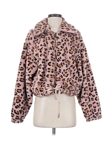 Apostrophe Faux Fur Jacket (view 1)