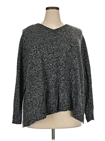 Woman Within Pullover Sweater (view 1)