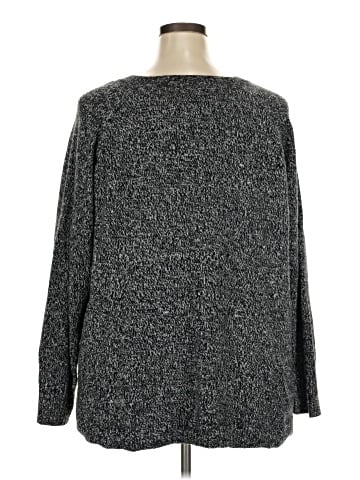 Woman Within Pullover Sweater (view 2)