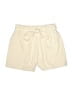 Pretty Garden Solid Ivory Khaki Shorts Size S - photo 1