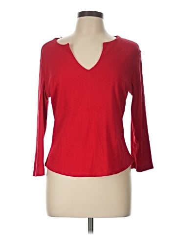 New York & Company 3/4 Sleeve T-Shirt (view 1)