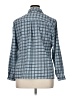 Coral Bay Plaid Blue Long Sleeve Blouse Size XL - photo 2