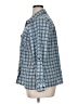 Coral Bay Plaid Blue Long Sleeve Blouse Size XL - photo 5