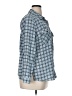 Coral Bay Plaid Blue Long Sleeve Blouse Size XL - photo 4
