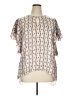 Melissa McCarthy Seven7 100% Polyester Ivory Short Sleeve Blouse Size XL - photo 1