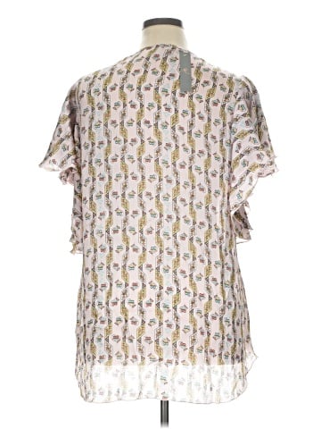 Melissa McCarthy Seven7 Short Sleeve Blouse (view 2)