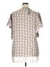 Melissa McCarthy Seven7 100% Polyester Ivory Short Sleeve Blouse Size XL - photo 2