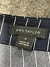 Ann Taylor 100% Polyester Stripes Black Long Sleeve Blouse Size 4 - photo 7