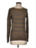 Who What Wear Stripes Gold Pullover Sweater Size S - photo 1