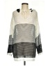 Pol 100% Polyester Silver Pullover Sweater Size M - photo 1