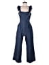 Ella Moss 100% Cotton Blue Jumpsuit Size 29 waist - photo 1