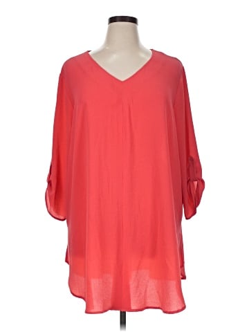 Bobeau 3/4 Sleeve Blouse (view 1)