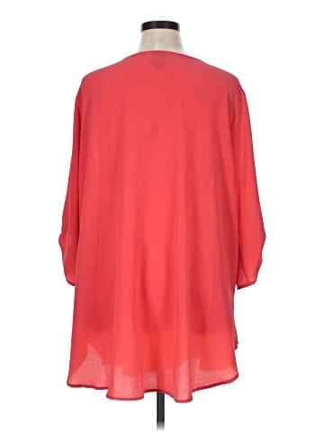 Bobeau 3/4 Sleeve Blouse (view 2)