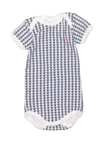 Petit Bateau Short Sleeve Onesie (view 1)