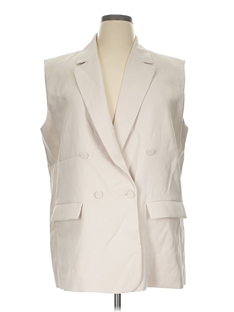 Pre-owned Kirundo Tuxedo Vest In Ivory