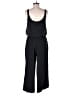 Cuyana 100% Silk Solid Black Jumpsuit Size M - photo 2