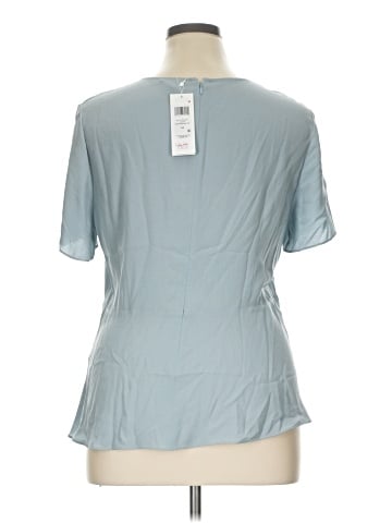 Eileen Fisher Short Sleeve Silk Top (view 2)