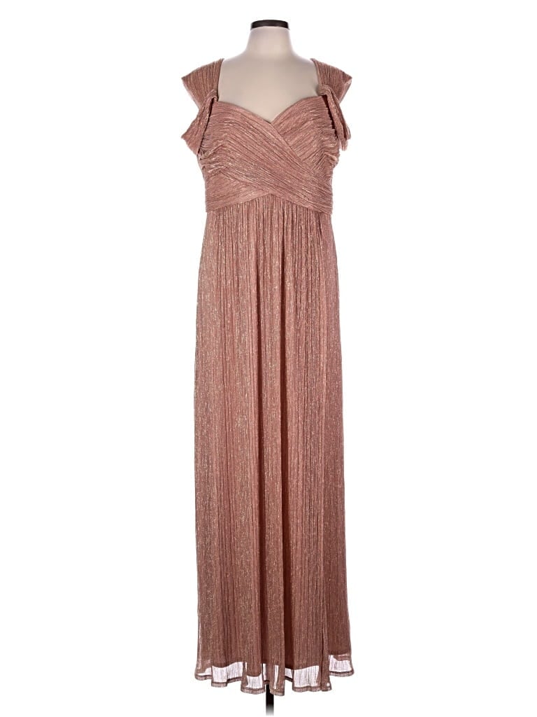 Pre-owned Sangria Casual Dress In Brown