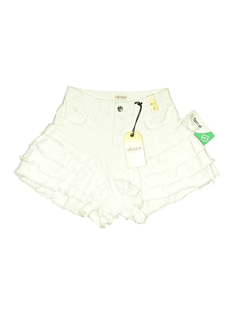 Pre-owned Vibrant M.i.u Shorts In White