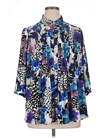 Investments 3/4 Sleeve Blouse (view 1)