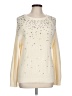 INC International Concepts Stars Ivory Pullover Sweater Size L - photo 1