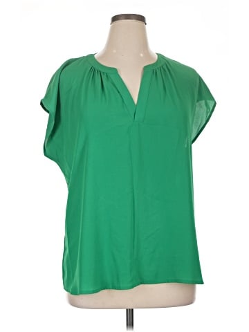 Roz & Ali Short Sleeve Blouse (view 1)