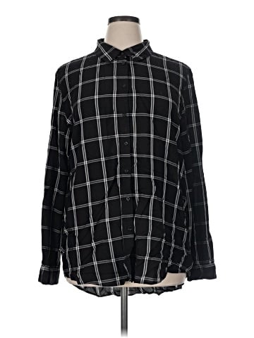 Calvin Klein Long Sleeve Button-Down Shirt (view 1)