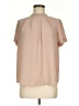 Sienna Sky 100% Polyester Tan Short Sleeve Blouse Size M - photo 1