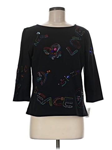 Ruby Rd. 3/4 Sleeve Top (view 1)