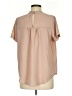 Sienna Sky 100% Polyester Tan Short Sleeve Blouse Size M - photo 2