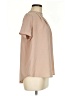 Sienna Sky 100% Polyester Tan Short Sleeve Blouse Size M - photo 4