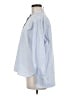 SPANX 100% Cotton Blue Long Sleeve Polo Size M - photo 5