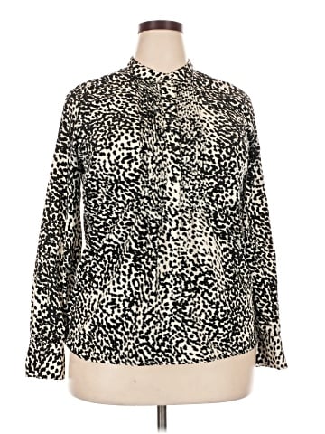 Merona Long Sleeve Blouse (view 1)