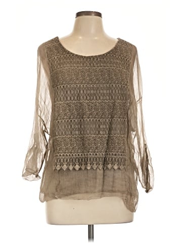 Saks Fifth Avenue 3/4 Sleeve Blouse (view 1)