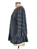 N Touch Black 3/4 Sleeve Top Size L - photo 5