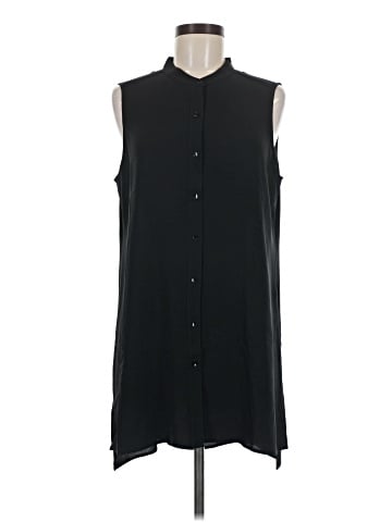 Eileen Fisher Sleeveless Button-Down Shirt (view 1)