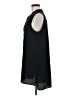 Eileen Fisher Black Sleeveless Button-Down Shirt Size M - photo 5