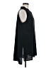 Eileen Fisher Black Sleeveless Button-Down Shirt Size M - photo 4