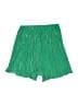 Unbranded 100% Polyester Solid Green Shorts Size S - photo 1