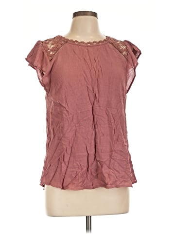 Blu Pepper Short Sleeve Blouse (view 1)