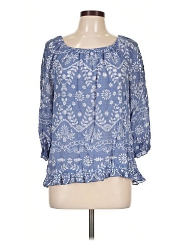Unique Spectrum 3/4 Sleeve Blouse (view 1)