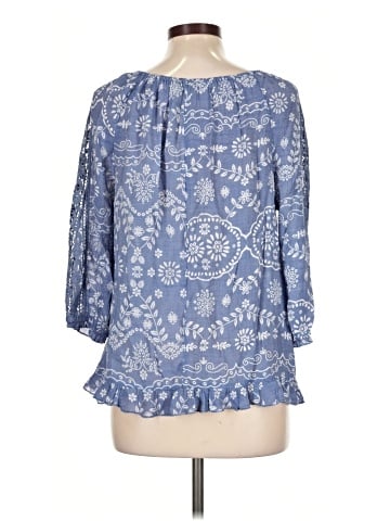 Unique Spectrum 3/4 Sleeve Blouse (view 2)