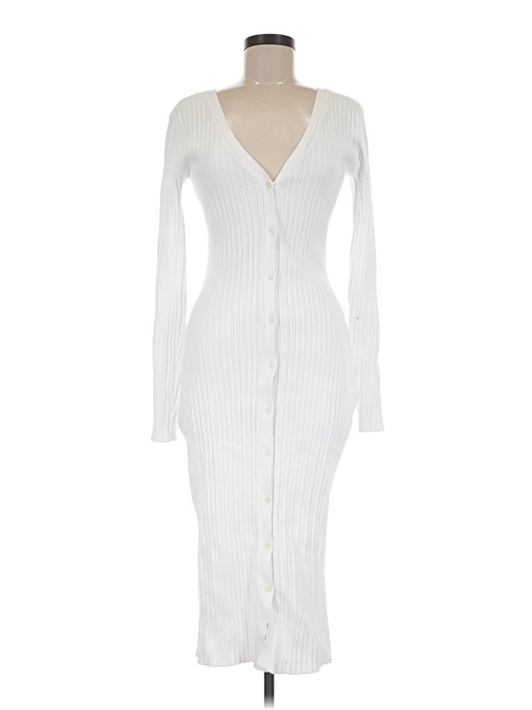 Pre-owned Lita By Ciara Casual Dress In White